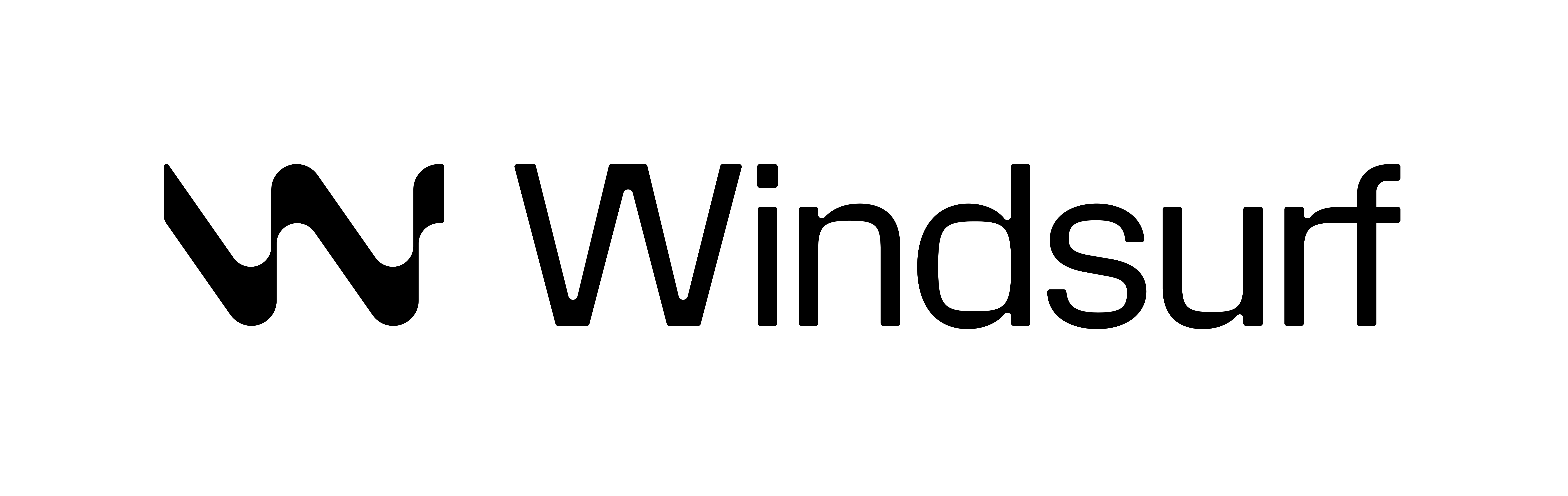 Windsurf Black Logo